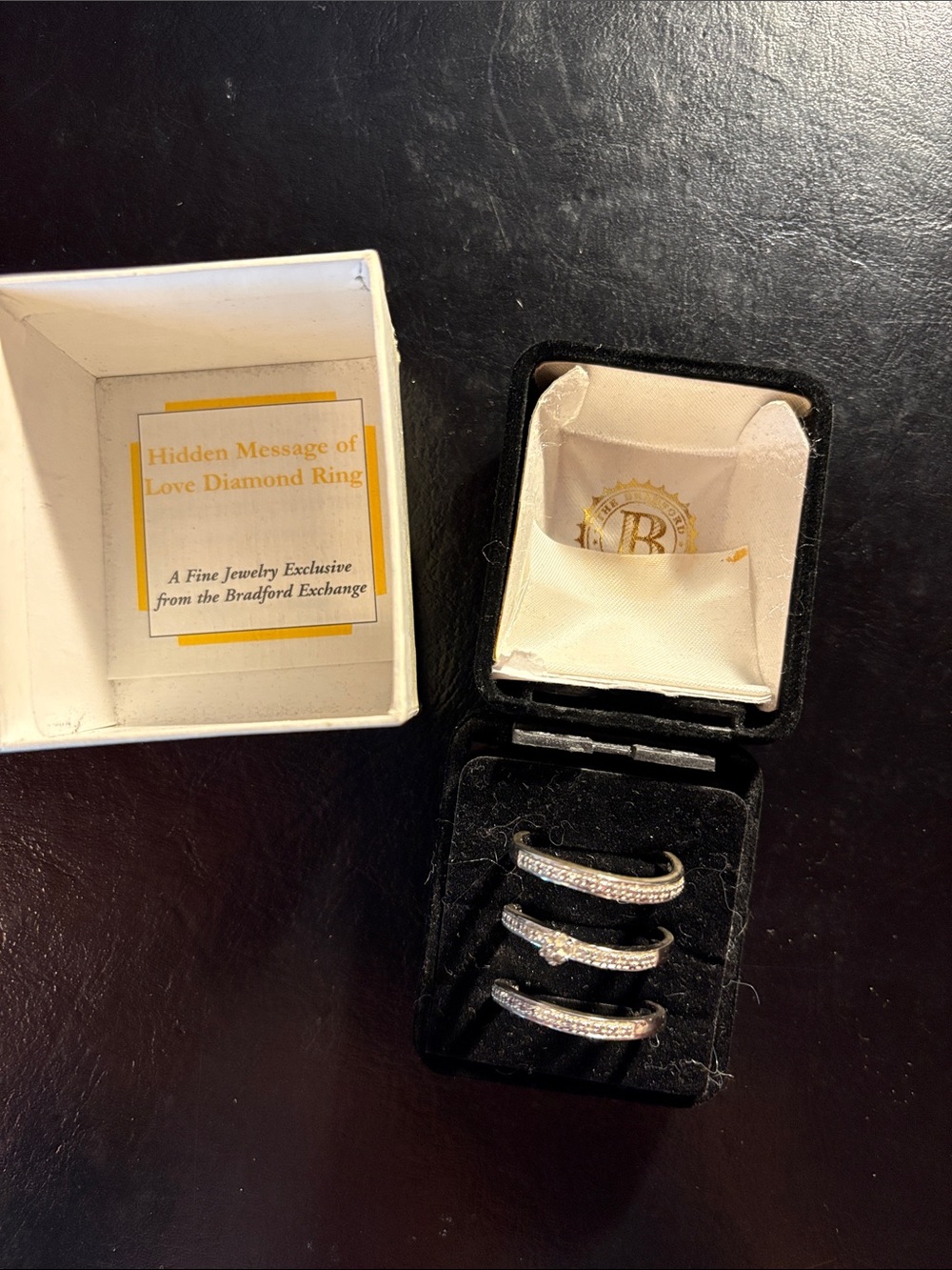 The Bradford Exchange Silver Stackable Curved Ring Set - Silver